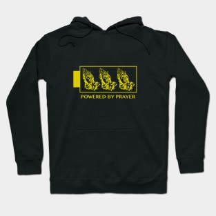 Powered By Prayer (Gold) Hoodie